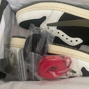 Brand new: Air Jordan 1 Low x Travis Scott. New and never worn.